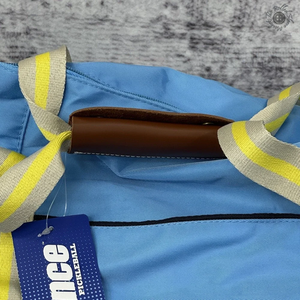 NWT Prince Pickleball Duffle Bag Light‎ Blue Yellow PPK102L-LBT $49.99